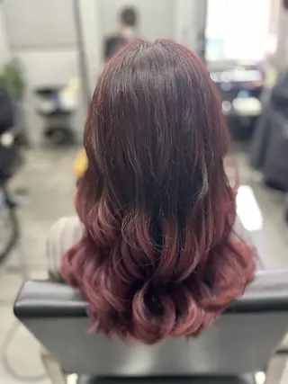 セミロング 川畑 花菜のヘアスタイル