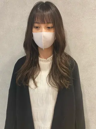 ロング パーマ 韓国hair ·͜· watanabeのヘアスタイル