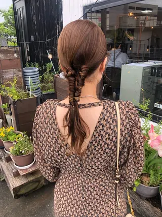 ロング ヘアアレンジ デザインカット🎨 ボブ🫟おざきのヘアスタイル
