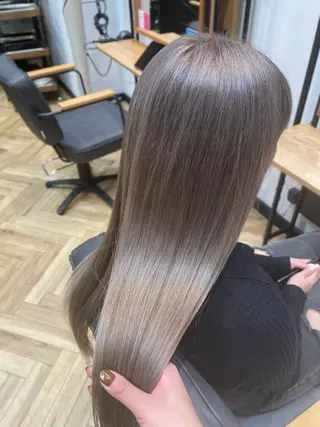 カラー 望恵🌸 韓国🇰🇷スタイルのヘアスタイル