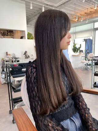 ロング ichika/福岡 /透明感カラー🤎のヘアスタイル