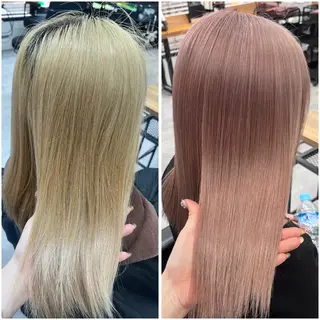 セミロング カラー MAKO ❤️🔥NEXTのヘアスタイル
