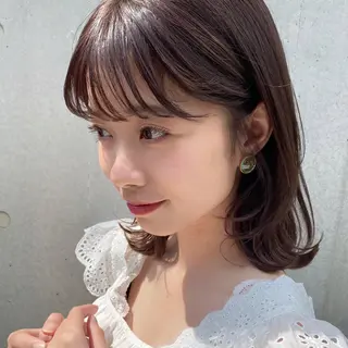 ミディアム カラー 🪭risa 暖色/レイヤー🪭のヘアスタイル