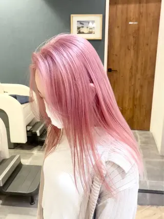 ロング カラー 市川 澪のヘアスタイル