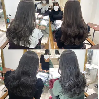 ロング カラー 透明感カラー 古山 結季🌙🖤のヘアスタイル