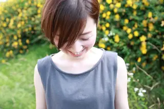 ショート カラー 新生活応援★半額/ 25歳以下　“内間”のヘアスタイル