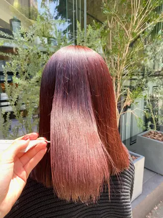 セミロング fameu / hinaのヘアスタイル
