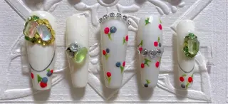 ネイル M🌷nail 長さだし専門店のネイルデザイン