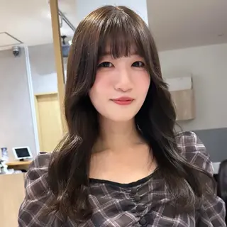 ロング カラー ヘアアレンジ REONA🪽✨薬院 レイヤーカット🫧のヘアスタイル
