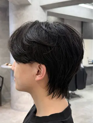 ショート パーマ メンズ 新宿メンズ専門 モテ清潔感パーマ特化のヘアスタイル