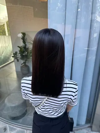 セミロング 美髪特化✨ 伊織✨縮毛矯正✨のヘアスタイル