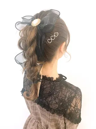 ヘアアレンジ ショート✨ボブ✨代表 新田見美仁のヘアスタイル