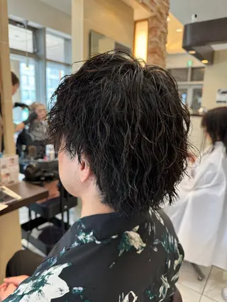 パーマ メンズ ⭐️メンズパーマ /カラー宮野翔のヘアスタイル