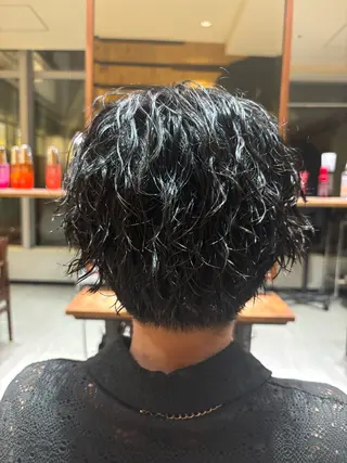 パーマ メンズ 【メンズ限定】原 唯登のヘアスタイル