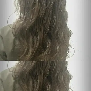 ミディアム 今中 小百合のヘアスタイル