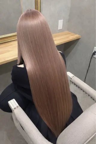 ロング カラー ミルクティー職人× HIROSEのヘアスタイル