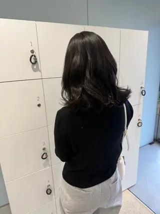 セミロング ️🫧透明感カラー& 髪質改善🎀いさきのヘアスタイル