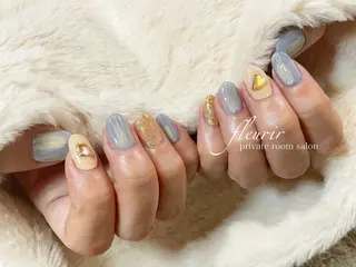 ネイル フルリール 【プライベートサロンのネイルデザイン