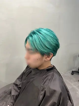 カラー メンズ 髪質改善×透明感× 小顔/店長 河井雄貴のヘアスタイル