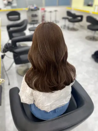 ミディアム カラー パーマ ヘアアレンジ メンズ キッズ 💖横浜ブリーチなし 💖MIHOのヘアスタイル