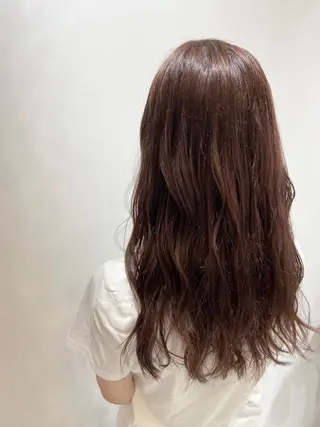 セミロング カラー 🐺ウルフ/レイヤー 似合わせ‎🤍沙羅のヘアスタイル