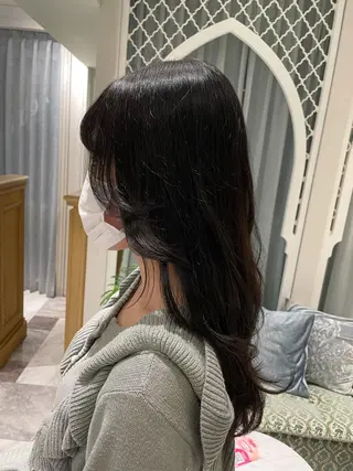 カラー 木屋元一/透明感 /前髪/ショートボブのヘアスタイル