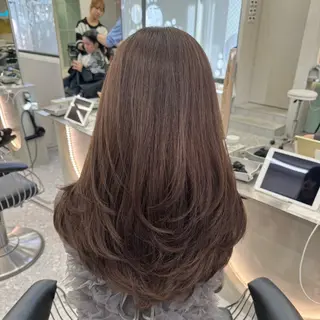 カラー nao 艶カラー🌙* :ﾟのヘアスタイル