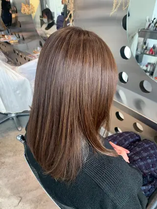 セミロング 【お悩み解決のプロ】 ハヤシタクミのヘアスタイル