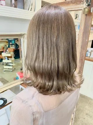 セミロング カラー ヘアアレンジ 山崎 澪 レイヤーカット/大宮のヘアスタイル
