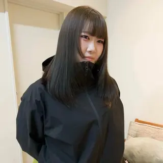 セミロング suzu /muku.のヘアスタイル