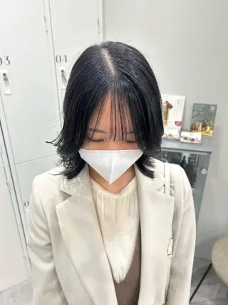 ミディアム カラー ヘアアレンジ ボブ /ニュアンス/ satomi🧸💖のヘアスタイル