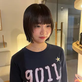 ショート ボブパーマ🥣KON コンナツミのヘアスタイル