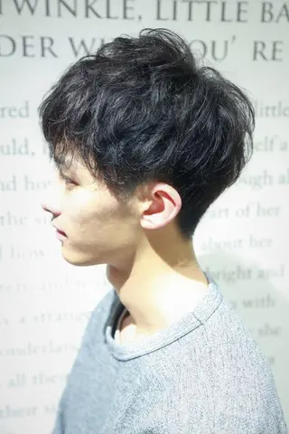 ショート メンズ 田中 識啓のヘアスタイル