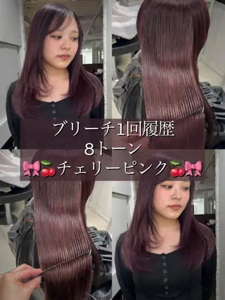 ロング カラー 艶髪【カラー支持率 No.1】リノ🪐のヘアスタイル