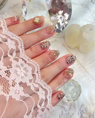 ネイル 23時まで❤︎韓国、 ワンホンネイルのネイルデザイン