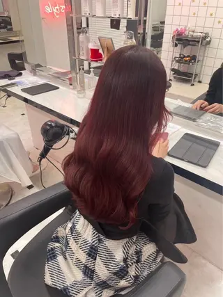 ロング カラー ダブルカラー特化✨ /透明感カラーゆりあのヘアスタイル