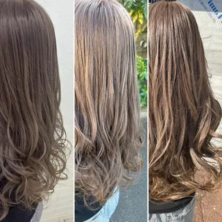 カラー ダブルスキルエクステ /羽エクステ白石宇由のヘアスタイル
