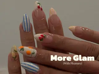 ネイル MoriseNail Jr研修💜イシダのネイルデザイン