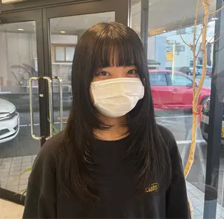 ロング 前川 瑞希のヘアスタイル