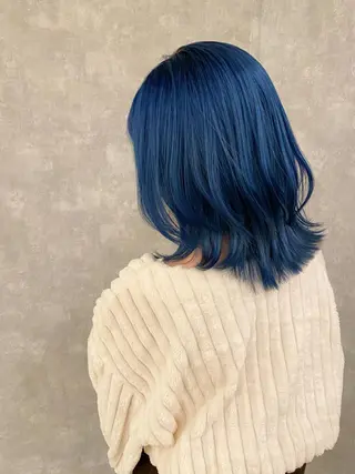 ミディアム カラー 入江 允のヘアスタイル