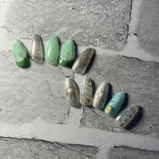 ネイル 🦋Kiyomi. 🦋のネイルデザイン