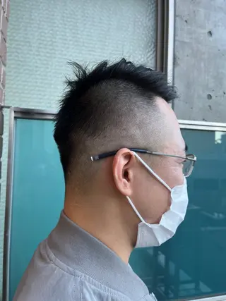ショート メンズ 久木原 ゆりのヘアスタイル