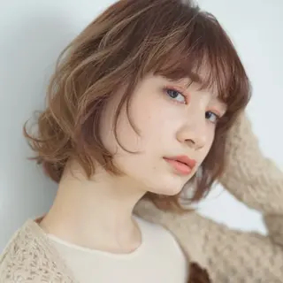 ショート カラー ヘアアレンジ 髪質改善ストレート✨ パーマヘア✨YUKIのヘアスタイル