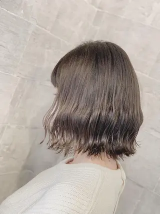 ミディアム メンズスタイル バレイヤージュ　齋藤のヘアスタイル