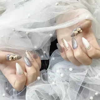 ネイル パーツ全部¥110 サロンミミのネイルデザイン