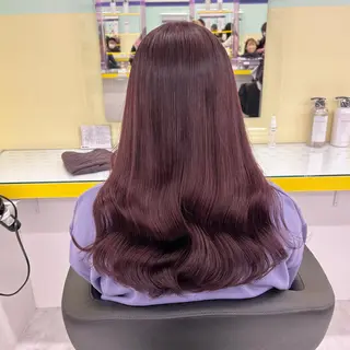 セミロング カラー ヘアアレンジ mai🍑暖色カラー /レイヤー💖のヘアスタイル