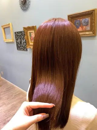 ロング カラー 小暮 涼華のヘアスタイル