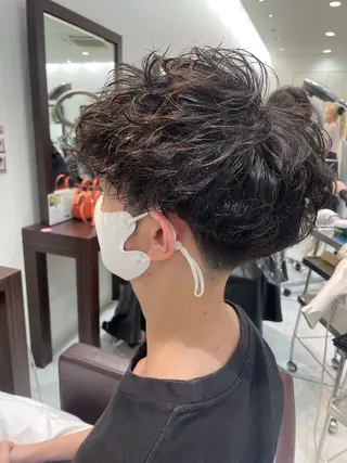 ショート パーマ メンズ 【千葉駅南口歩1分】 MAKAのヘアスタイル