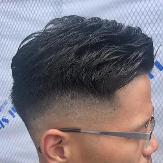 メンズ ダブルスキルエクステ /羽エクステ白石宇由のヘアスタイル