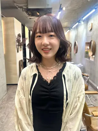 ミディアム カラー カットモデル募集中 ／HARUKA🎀のヘアスタイル